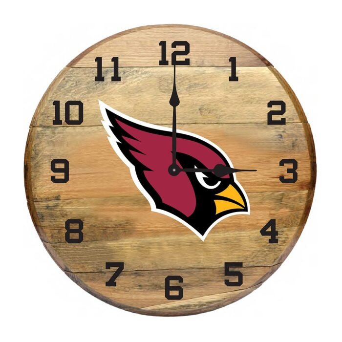 OAK BARREL CLOCK (Various Teams) - Image 28