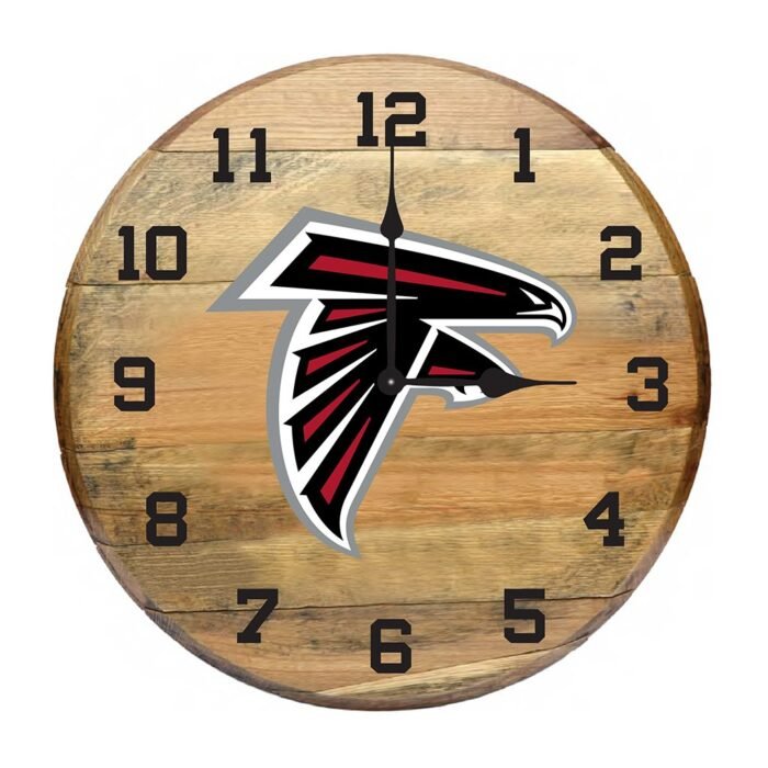 OAK BARREL CLOCK (Various Teams) - Image 29