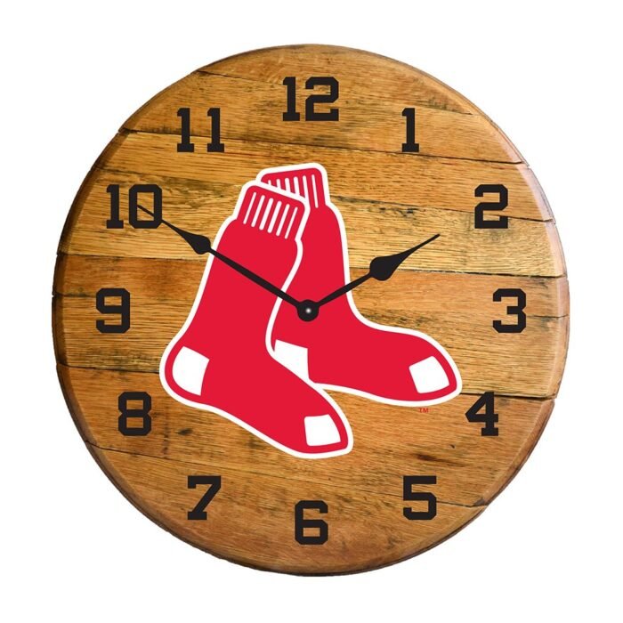OAK BARREL CLOCK (Various Teams) - Image 33