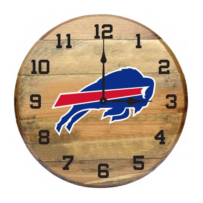 OAK BARREL CLOCK (Various Teams) - Image 20