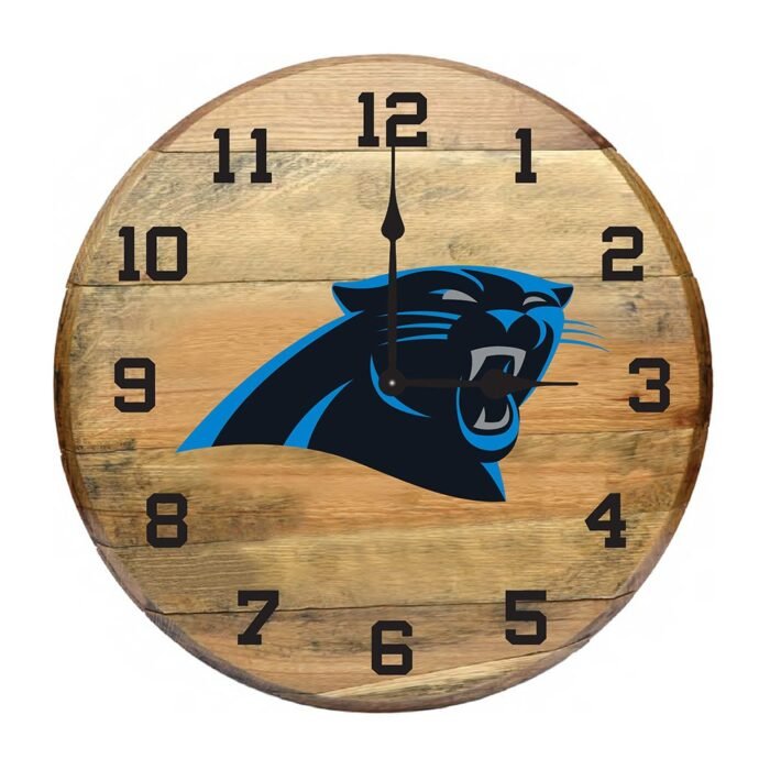 OAK BARREL CLOCK (Various Teams) - Image 16