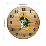 OAK BARREL CLOCK (Various Teams) - Image 39