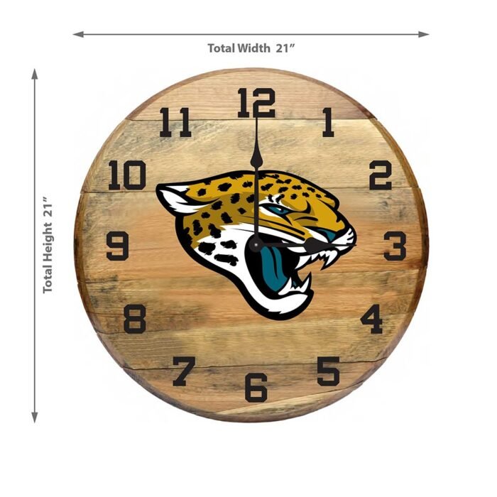 OAK BARREL CLOCK (Various Teams) - Image 53
