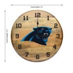 OAK BARREL CLOCK (Various Teams) - Image 56