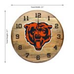OAK BARREL CLOCK (Various Teams) - Image 58