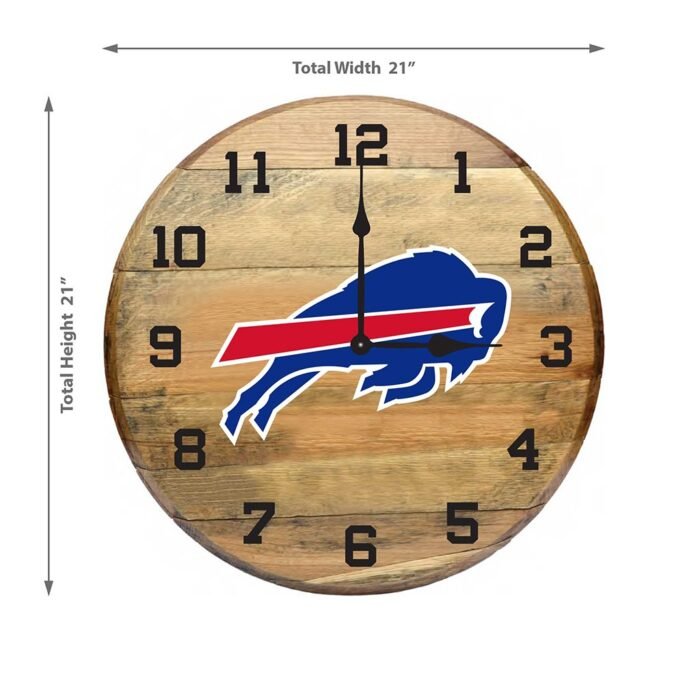 OAK BARREL CLOCK (Various Teams) - Image 60