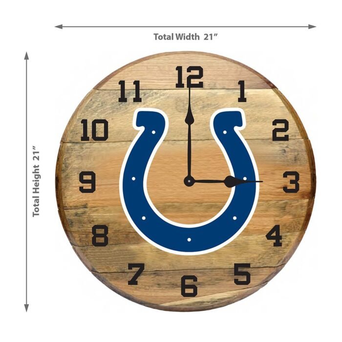 OAK BARREL CLOCK (Various Teams) - Image 61