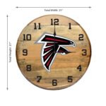 OAK BARREL CLOCK (Various Teams) - Image 68