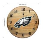 OAK BARREL CLOCK (Various Teams) - Image 77