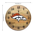 OAK BARREL CLOCK (Various Teams) - Image 42