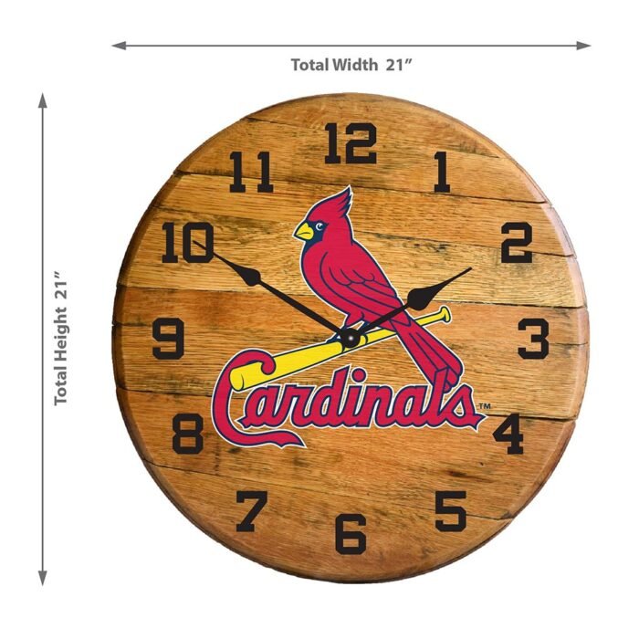 OAK BARREL CLOCK (Various Teams) - Image 82