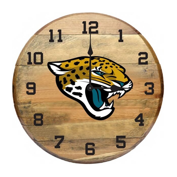 OAK BARREL CLOCK (Various Teams) - Image 15