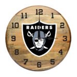 OAK BARREL CLOCK (Various Teams) - Image 10