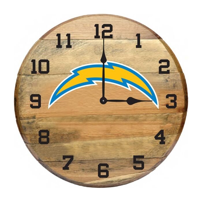OAK BARREL CLOCK (Various Teams) - Image 25