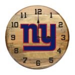 OAK BARREL CLOCK (Various Teams) - Image 13