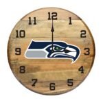 OAK BARREL CLOCK (Various Teams) - Image 23