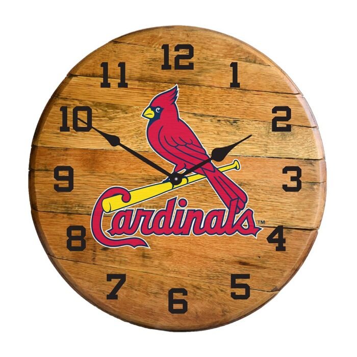 OAK BARREL CLOCK (Various Teams) - Image 35