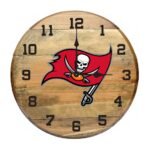 OAK BARREL CLOCK (Various Teams) - Image 9