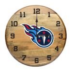 OAK BARREL CLOCK (Various Teams) - Image 27