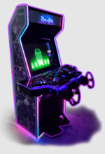 Paradox Arcades | Falcon - 30" 16:10 2500x1600 Monitor  | 4 Player | First-Class Edition | Dual Steering Wheels | Wi-Fi Remote Support | Interior Cabinet Lighting | Arcade Machine - Image 4