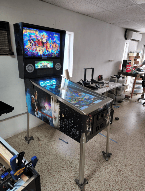 pinball king kracken plus 43 inch 4k playfield virtual pinball machine tactile speaker 8893333