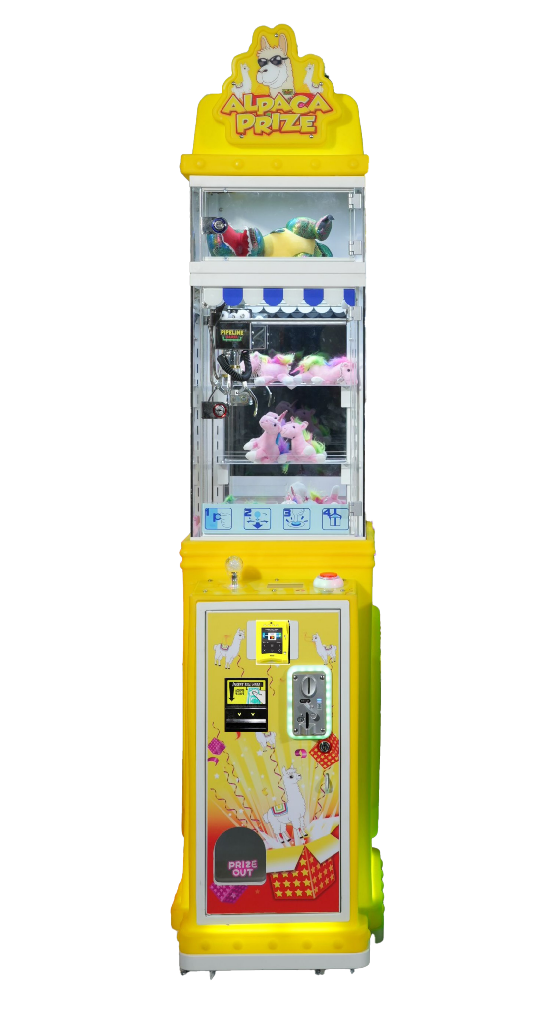 pipeline-games-alpaca-prize-16-mini-claw-machine-very-durable-4190847 Pipeline Games | Alpaca Prize | 16" | Mini Claw machine | Very Durable - Image 1