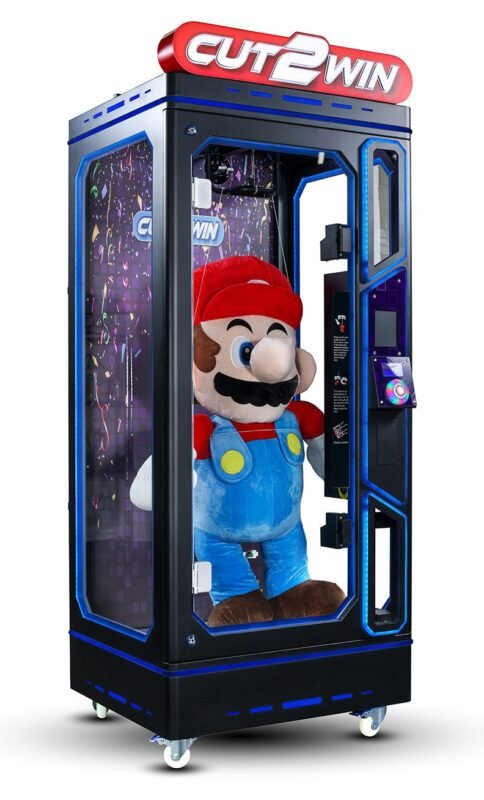 pipeline games cut 2 win deluxe cabinet metal cabinet thick tempered glass durable 9054471