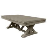 Playcraft Brazos River 8' Slate Pool Table - Leather Drop Pockets - Image 22