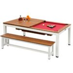 Playcraft Glacier 7' Pool Table with Dining Top - Image 2