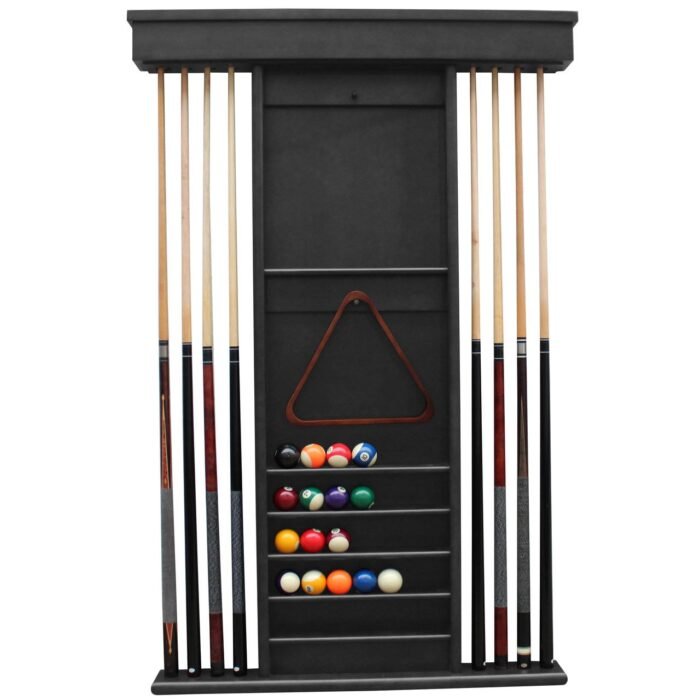 Playcraft Traditional Hardwood Billiard Wall Racks - Image 2