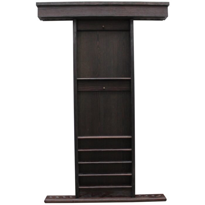 Playcraft Traditional Hardwood Billiard Wall Racks - Image 11