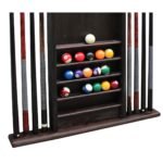 Playcraft Traditional Hardwood Billiard Wall Racks - Image 13