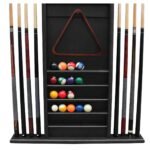 Playcraft Traditional Hardwood Billiard Wall Racks - Image 6