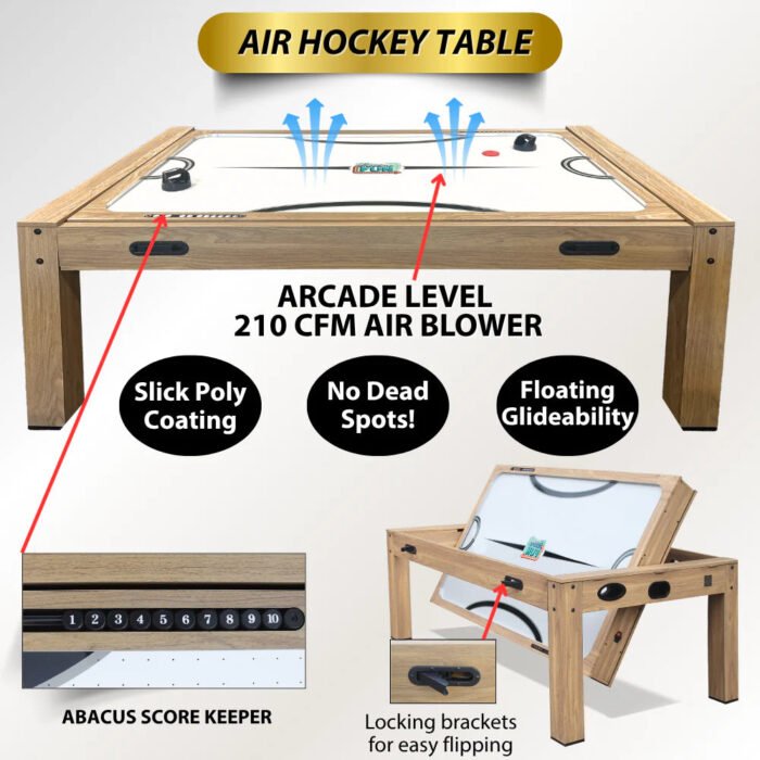Freetime Fun The Transformer 7' 4 in 1 Multi-Game Table - Image 5