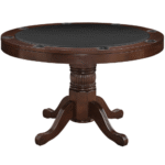 RAM Game Room | 48" 2-in-1 | Round | Poker Table | 4-6 Players | Cup Holders - Image 4