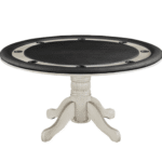 RAM Game Room | 60" 2 in 1 | Round | 4-6 Players | Poker and Dining Table