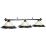 RAM Game Room 60" 3 Lt Billiard Oil Rubbed Finish