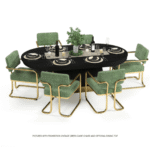 RAM Game Room | Prohibition Series | Texas Hold'Em | Cup Holders| Poker Table - Image 5