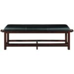 RAM Game Room Spectator Storage Bench - Cappuccino