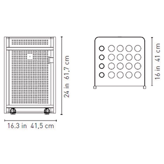 RS Barcelona Indoor Mou Floor Cue Rack - Image 14