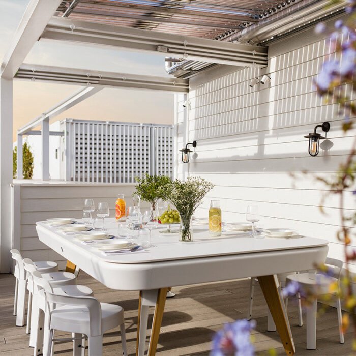 RS Barcelona Outdoor Diagonal Pool Table - Image 9