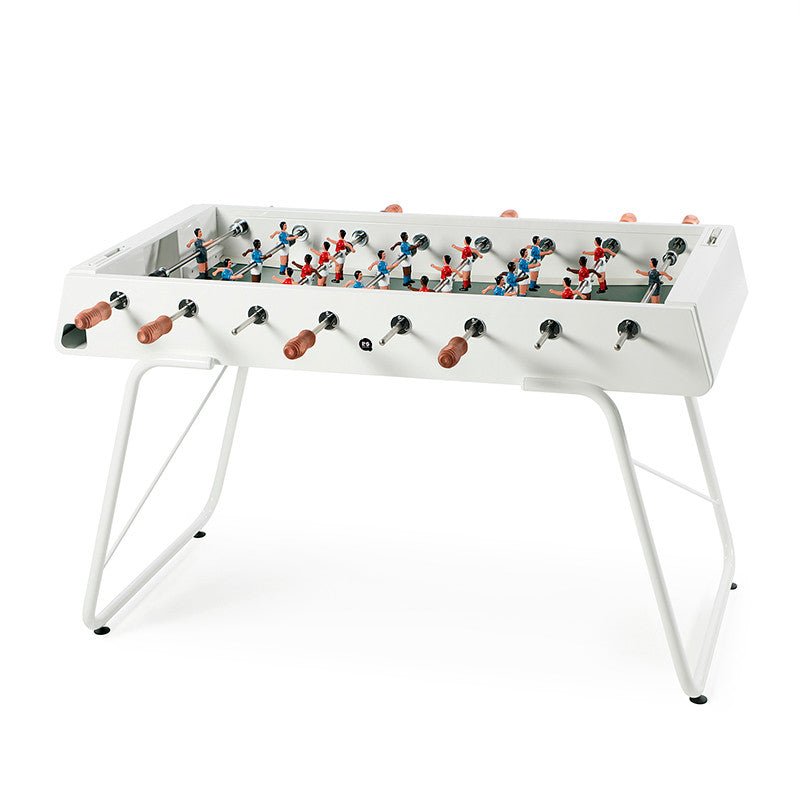 rs barcelona rs3 metal foosball table white