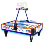 SEGA | Sonic Sports | 2 or 4 Players | Scratch-Resistant Playfield | LED Lights | Air Hockey Table