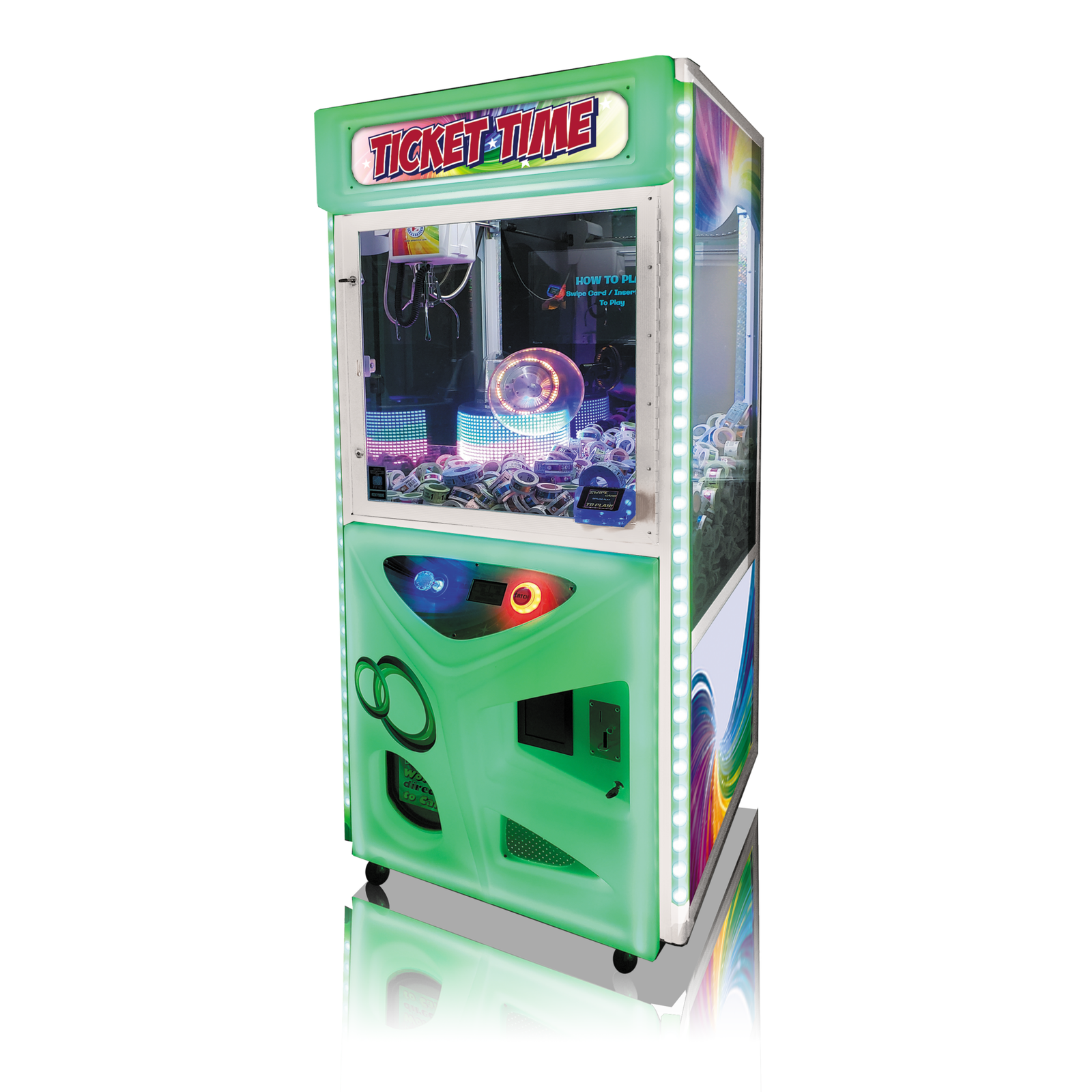 smart-industries-ticket-time-reload-extreme-31-arcade-crane-claw-machine-spinning-bowl-auto-reload-5590647 Smart Industries | Ticket Time Reload Extreme| 31" | Arcade Crane Claw Machine | Spinning Bowl | Auto Reload - Image 1