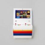 Polycade Sente Arcade (White W/Retro Stripes) - Image 2