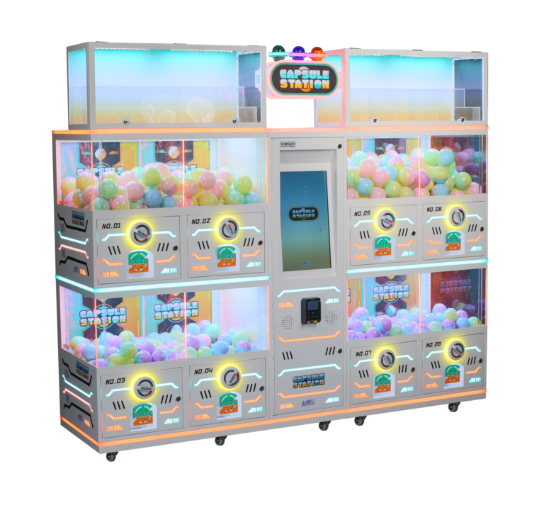 unis capsule station 8 player prize vending machine 9606734