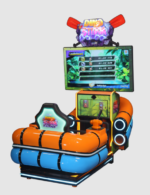 UNIS | Dino Storm | 49″ HD screen | Raft-Shaped Cabinet | Arcade Racing Game - Image 3