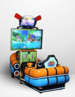 UNIS | Dino Storm | 49″ HD screen | Raft-Shaped Cabinet | Arcade Racing Game - Image 2