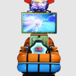 UNIS | Dino Storm | 49″ HD screen | Raft-Shaped Cabinet | Arcade Racing Game