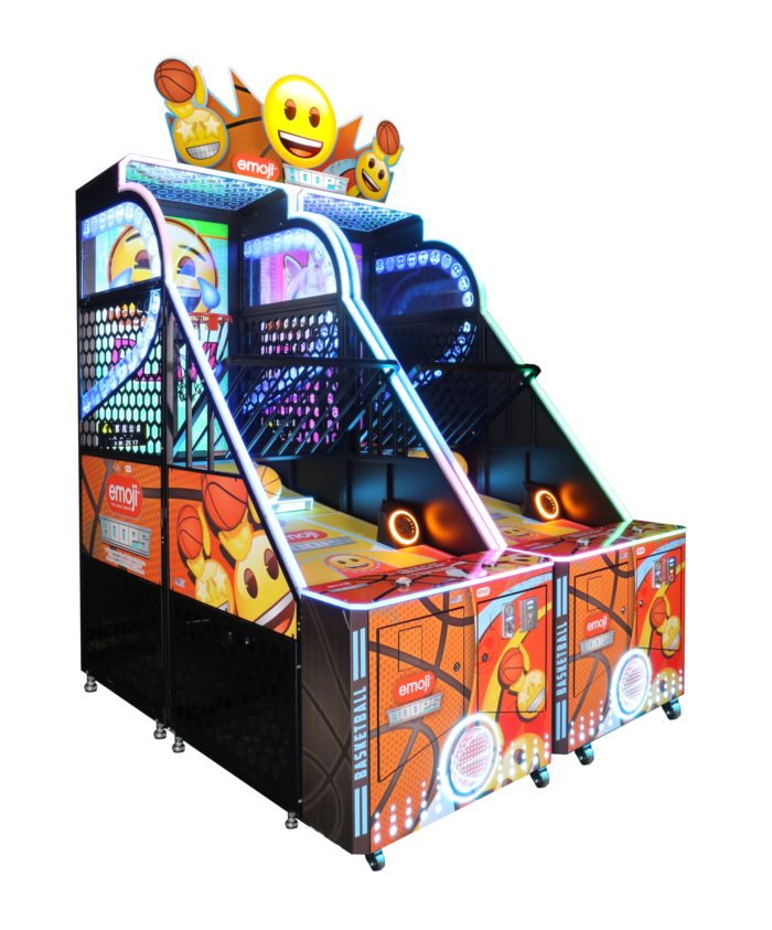 UNIS | Emoji Hoops | 65" LCD Backboard | Basketball Arcade Game - Image 3